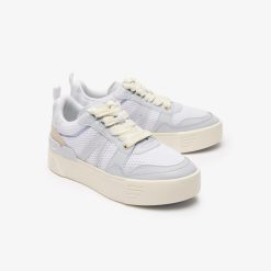 Sneakers | LACOSTE Sneakers L002 Femme En Textile Avec Monogramme