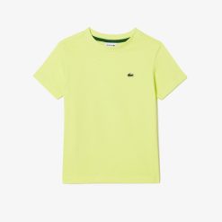 Vetements Garcon | LACOSTE T-Shirt Uni En Jersey De Coton