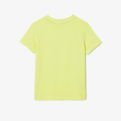 Vetements Garcon | LACOSTE T-Shirt Uni En Jersey De Coton