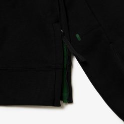 Sweatshirts | LACOSTE Sweatshirt A Capuche Jogger Femme Lacoste Avec Passe-Pouce