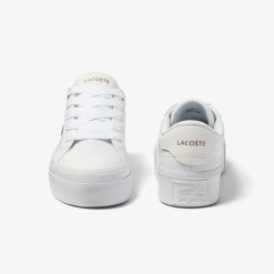 Sneakers | LACOSTE Sneakers Ziane Platform Femme Lacoste En Cuir