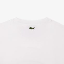 T-Shirts | LACOSTE T-Shirt Imprime Monogramme Regular Fit En Coton