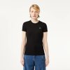 T-Shirts | LACOSTE T-Shirt Cotele Slim Fit En Coton