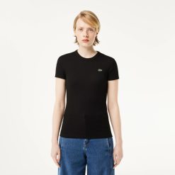 T-Shirts | LACOSTE T-Shirt Cotele Slim Fit En Coton