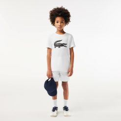 Vetements Garcon | LACOSTE T-Shirt Enfant Tennis Lacoste Sport Crocodile