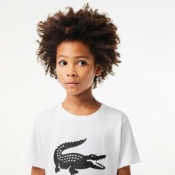 Vetements Garcon | LACOSTE T-Shirt Enfant Tennis Lacoste Sport Crocodile