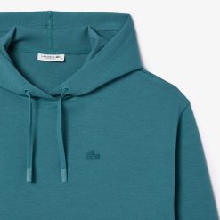 Sweatshirts | LACOSTE Sweatshirt A Capuche Jogger Femme Lacoste Avec Passe-Pouce