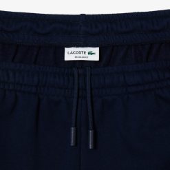 Pantalons & Shorts | LACOSTE Short Jogger Regular Fit Color-Block En Molleton Gratte