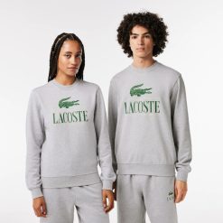 Sweatshirts | LACOSTE Sweatshirt Jogger Avec Marquage En Molleton De Coton