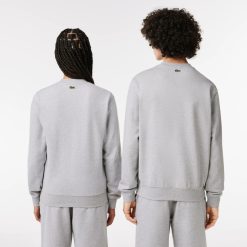 Sweatshirts | LACOSTE Sweatshirt Jogger Avec Marquage En Molleton De Coton