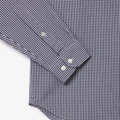 Chemises | LACOSTE Chemise Regular Fit En Coton Premium A Carreaux