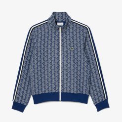 Survetements | LACOSTE Sweatshirt Zippe Paris Jacquard Monogramme