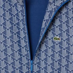 Survetements | LACOSTE Sweatshirt Zippe Paris Jacquard Monogramme