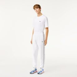 Pantalons & Shorts | LACOSTE Pantalon De Survetement Jogger A Bandes Siglees