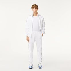 Pantalons & Shorts | LACOSTE Pantalon De Survetement Jogger A Bandes Siglees