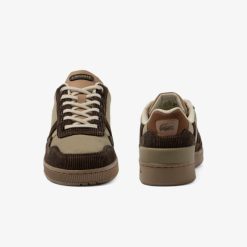 Chaussures | LACOSTE Sneakers T-Clip Junior En Cuir Velours