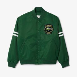 Manteaux & Vestes | LACOSTE Bomber Rembourre Deperlant Avec Badge Archives