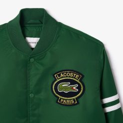 Manteaux & Vestes | LACOSTE Bomber Rembourre Deperlant Avec Badge Archives