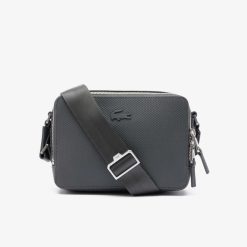 Sacs A Bandouliere | LACOSTE Mini Sacoche Chantaco En Cuir