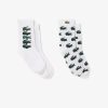 Accessoires | LACOSTE Lot De 2 Paires De Chaussettes A Motif Crocodile