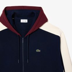 Sweatshirts | LACOSTE Sweatshirt Zippe A Capuche - Grande Taille - Tall