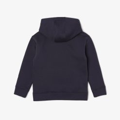 Vetements Fille | LACOSTE Sweatshirt A Capuche Enfant Lacoste X Netflix En Coton Biologique