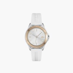 Montres | LACOSTE Montre Femme 3 Aiguilles Swing En Silicone Blanc Lacoste