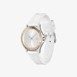 Montres | LACOSTE Montre Femme 3 Aiguilles Swing En Silicone Blanc Lacoste