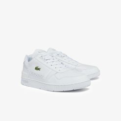 Sneakers | LACOSTE Sneakers T-Clip Homme En Cuir Et Matiere Synthetique