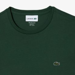 T-Shirts | LACOSTE T-Shirt Col Rond En Jersey De Coton Pima Uni