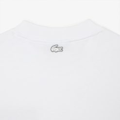 T-Shirts | LACOSTE T-Shirt Femme Lacoste Oversize Fit En Jersey De Coton