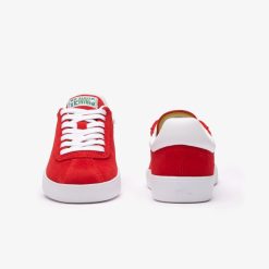 Sneakers | LACOSTE Sneakers Baseshot Femme En Cuir Velours