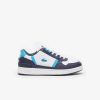 Sneakers | LACOSTE Sneakers T-Clip Homme Lacoste En Cuir Color-Block