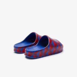 Claquettes & Sandales | LACOSTE Claquettes Serve Slide 2.0 Femme Imprime