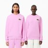 Sweatshirts | LACOSTE Sweatshirt Jogger Unie Lacoste Loose Fit Avec Badge Crocodile