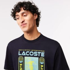 T-Shirts | LACOSTE T-Shirt Relaxed Fit Imprime Rene Lacoste