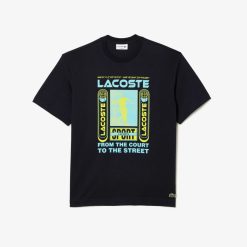 T-Shirts | LACOSTE T-Shirt Relaxed Fit Imprime Rene Lacoste