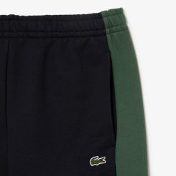 Pantalons & Shorts | LACOSTE Short Jogger Color-Block Imprime En Molleton Non Gratte