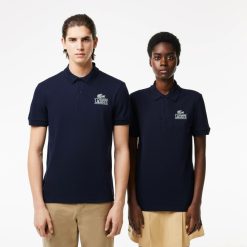 Polos | LACOSTE Polo Mini Pique Stretch Imprime Signature Lacoste