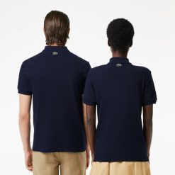 Polos | LACOSTE Polo Mini Pique Stretch Imprime Signature Lacoste