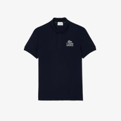 Polos | LACOSTE Polo Mini Pique Stretch Imprime Signature Lacoste