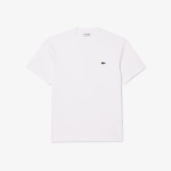 T-Shirts | LACOSTE T-Shirt Classic Fit En Jersey De Coton