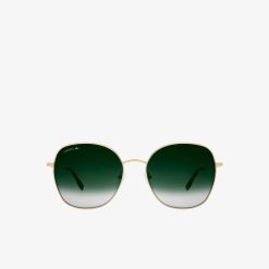 Lunettes De Soleil | LACOSTE Lunettes De Soleil Neoheritage Ovales En Metal