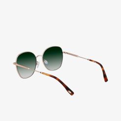 Lunettes De Soleil | LACOSTE Lunettes De Soleil Neoheritage Ovales En Metal