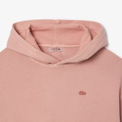 Sweatshirts | LACOSTE Sweatshirt Oversize A Capuche En Molleton Teinture Naturelle