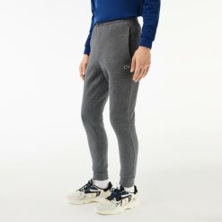 Pantalons & Shorts | LACOSTE Pantalon De Survetement Jogger Slim Fit Homme En Molleton De Coton Biologique