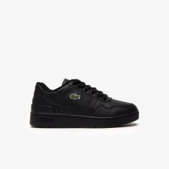 Chaussures | LACOSTE Sneakers T-Clip Enfant Lacoste En Synthetique Avec Detail Colore