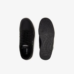 Chaussures | LACOSTE Sneakers T-Clip Enfant Lacoste En Synthetique Avec Detail Colore