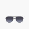 Lunettes De Soleil | LACOSTE Lunettes De Soleil Navigateur Signature 101 En Metal