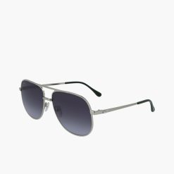 Lunettes De Soleil | LACOSTE Lunettes De Soleil Navigateur Signature 101 En Metal